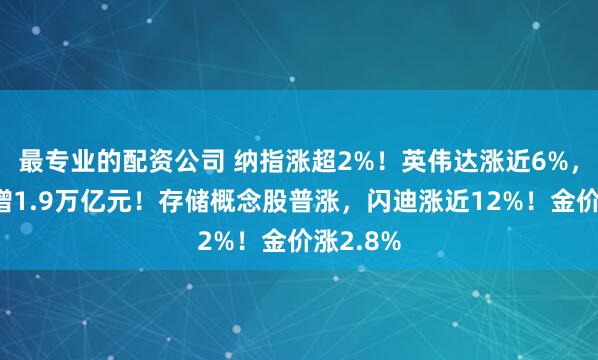 最专业的配资公司 纳指涨超2%！英伟达涨近6%，市值大增1.9万亿元！存储概念股普涨，闪迪涨近12%！金价涨2.8%