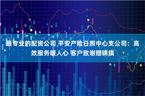 最专业的配资公司 平安产险日照中心支公司:高效服务暖人心 客户致谢赠锦旗